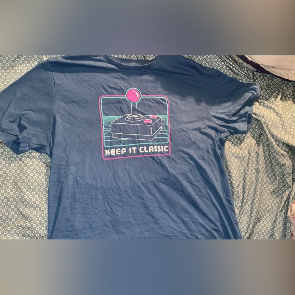 Old Navy Blue Graphic Tee